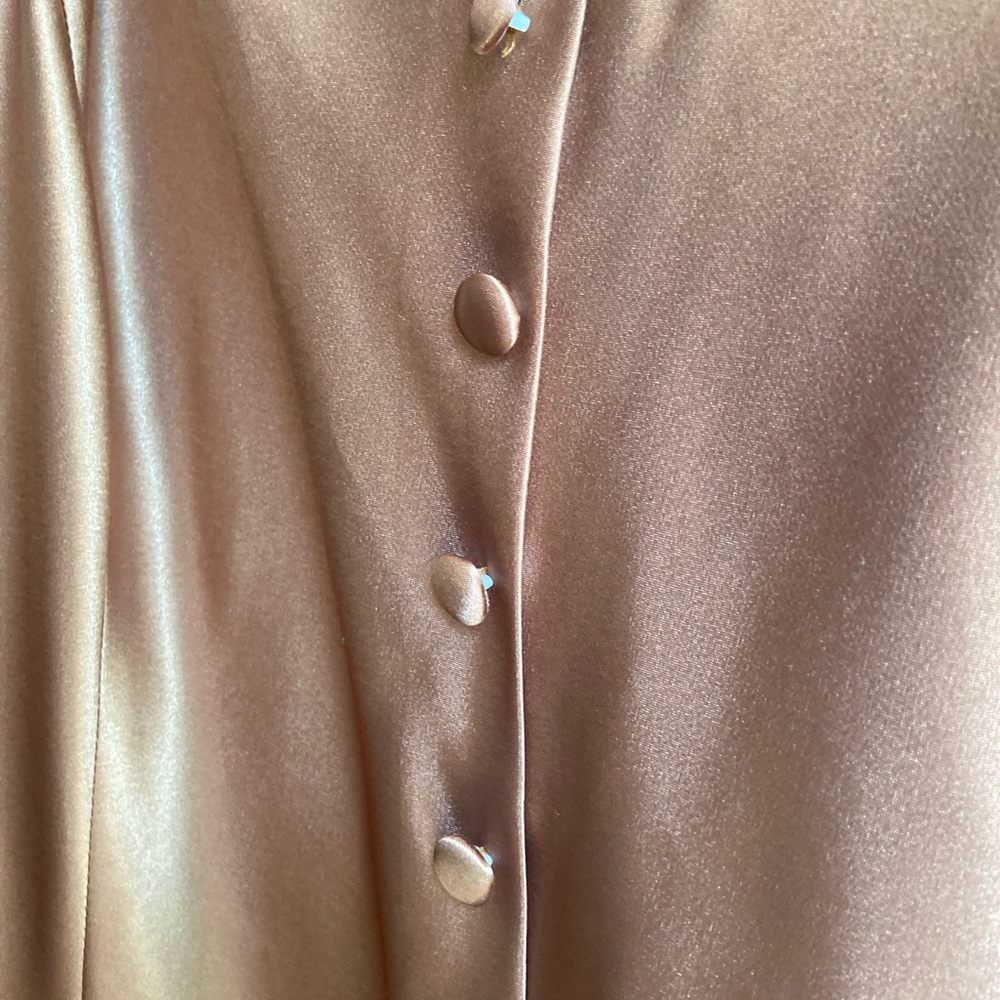 Inner Most Gold Satin Nightie, Size 3X - Picture 3 of 6